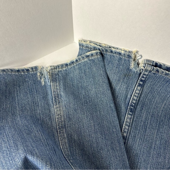 🍓American Eagle Button fly Carpenter Jeans 29x30 Light Wash Denim wide leg - Picture 11 of 11